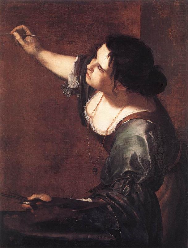 GENTILESCHI, Artemisia Self-Portrait as the Allegory of Painting fdg china oil painting image